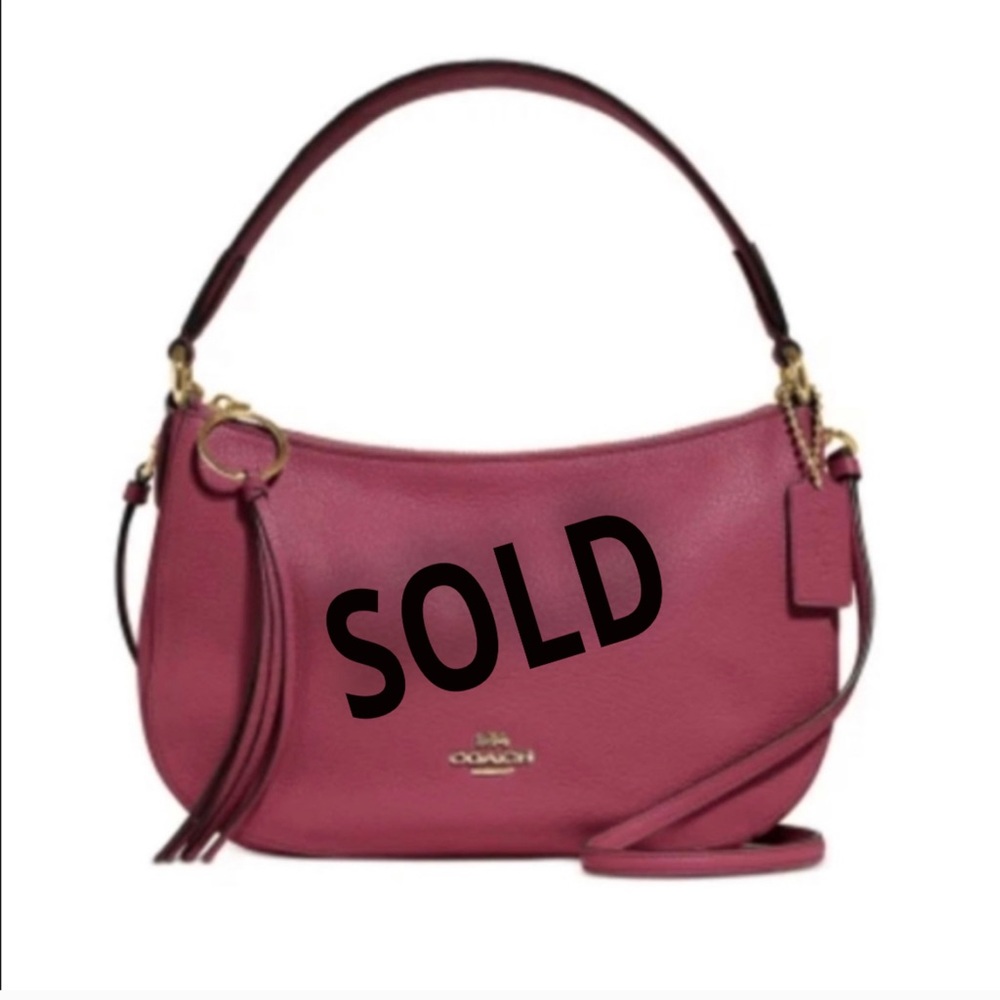 Coach Sutton Leather Convertible crossbody bag